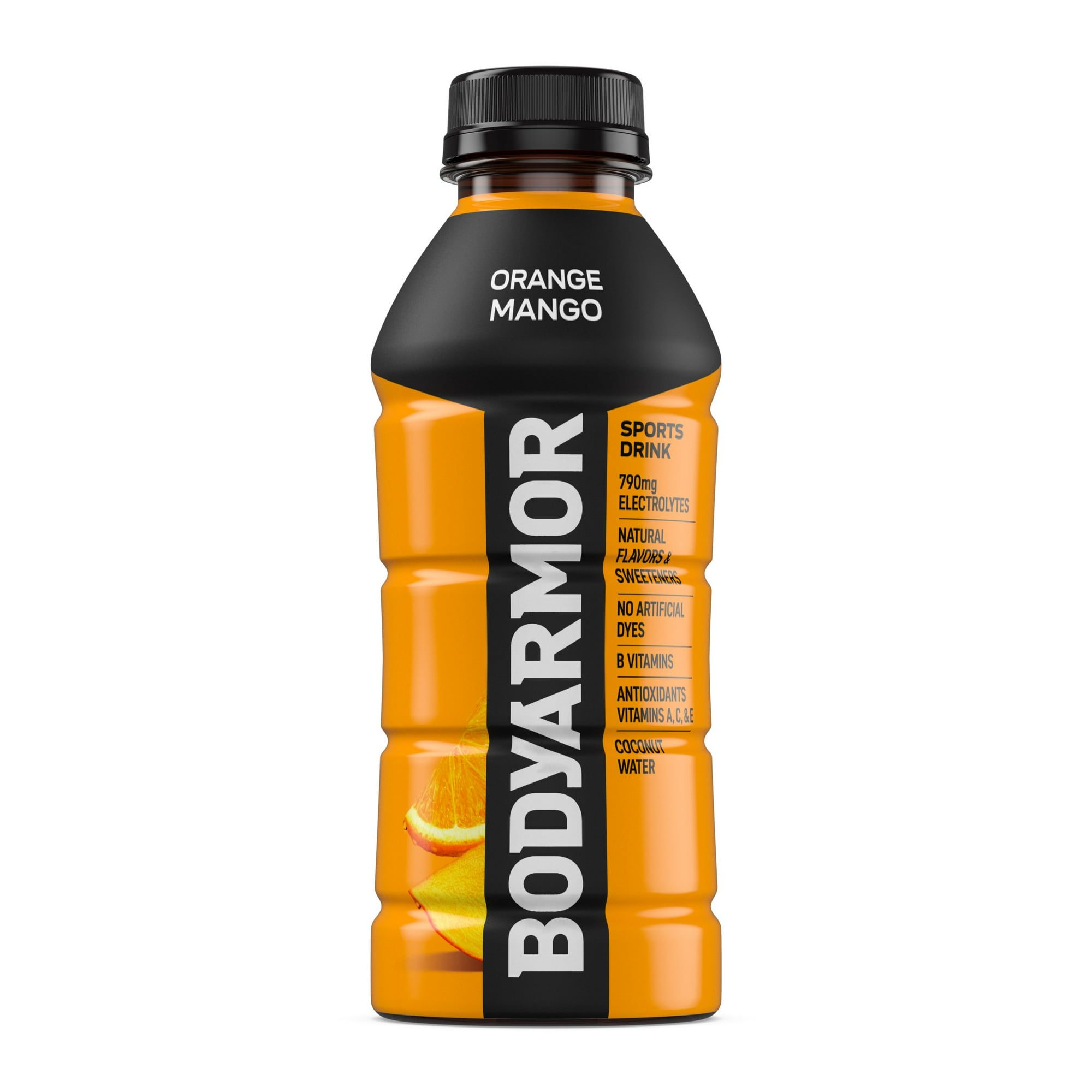 Bodyarmor Superdrink Orange Mango, 16 oz bottles, 12 loose